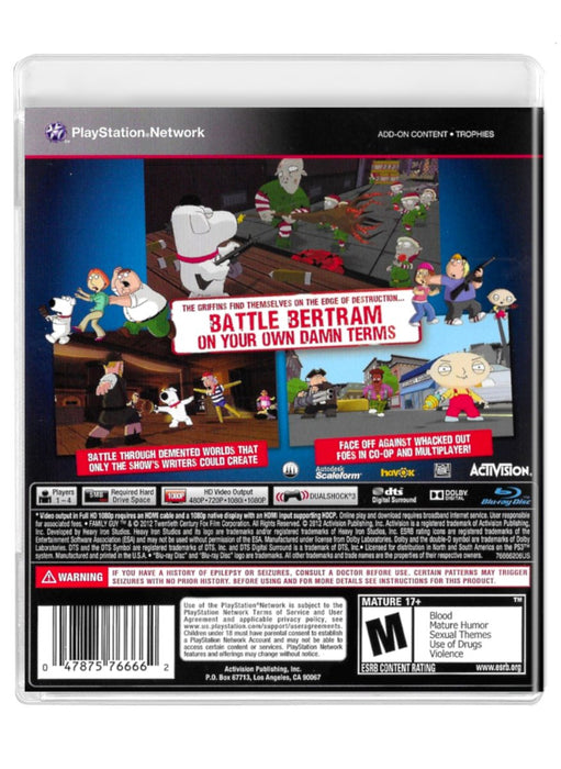 Family Guy: Back to the Multiverse - PlayStation 3 (Refurbished)
