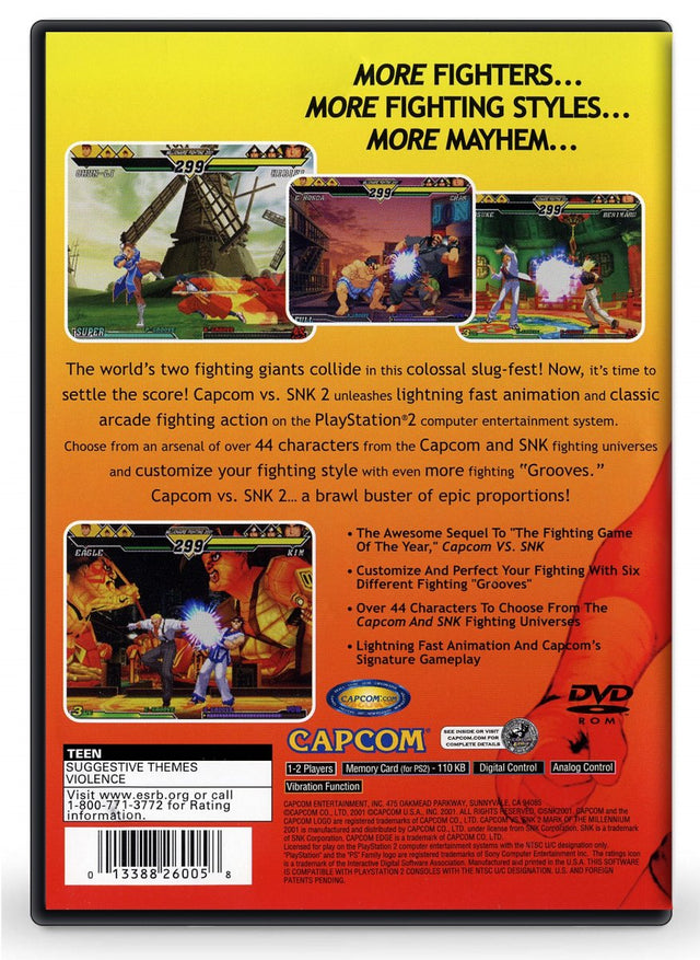Capcom Vs SNK 2 - PlayStation 2 (Refurbished)