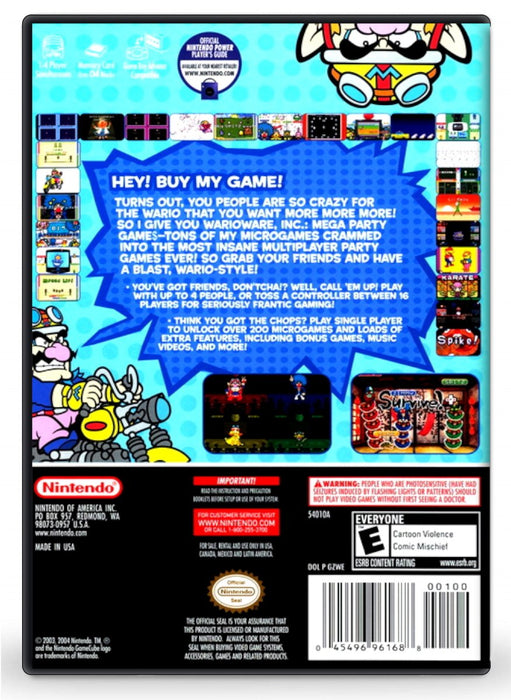 WarioWare Inc. Mega Party Games - Nintendo GameCube (Refurbished)