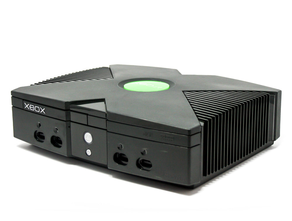 Regular Xbox Console Microsoft Xbox Original Console Black - 2 Player Pack (Refurbished ...