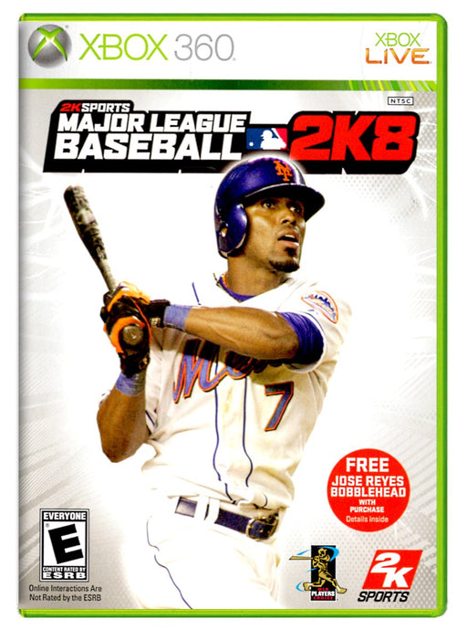 MLB 2K8 Major League Baseball Xbox 360