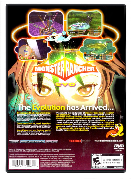 Monster Rancher EVO - PlayStation 2 (Refurbished)
