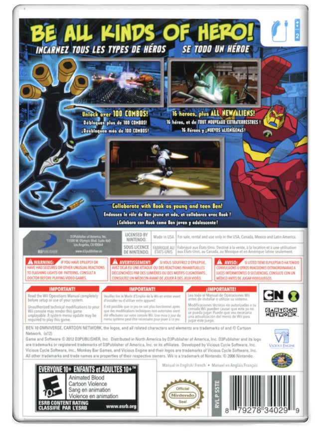 Ben 10 Omniverse - Nintendo Wii (Refurbished)