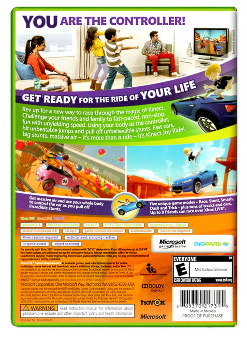Kinect Joy Ride - Xbox 360 (Refurbished)