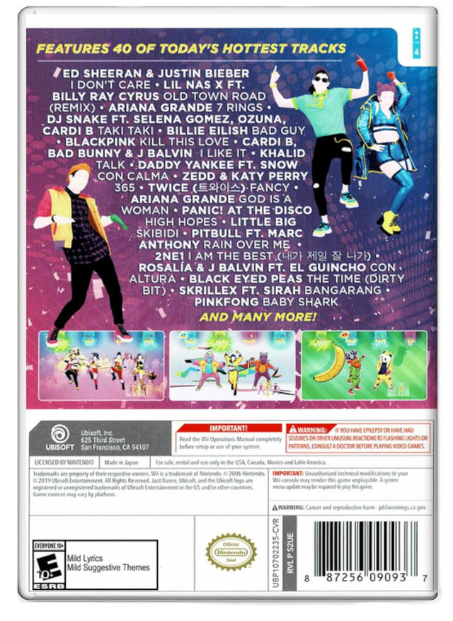 Just Dance 2020 - Nintendo Wii (Refurbished)