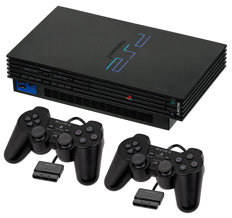 PlayStation 2 PS2 Console Original Black Refurbished, Good