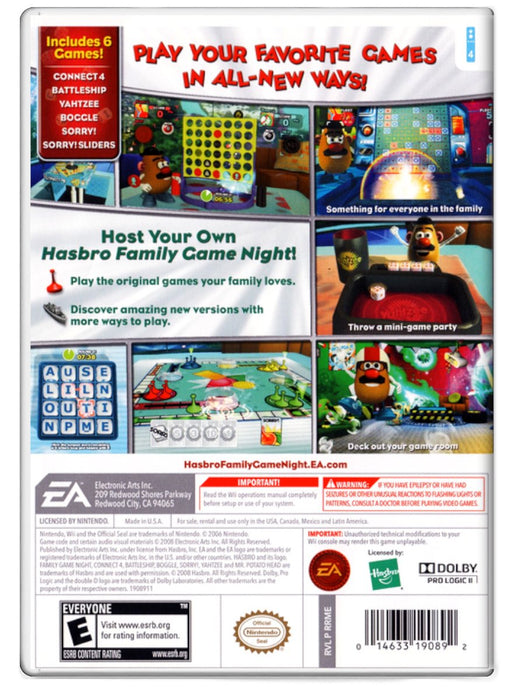 Family Game Night - Nintendo Wii (Refurbished)