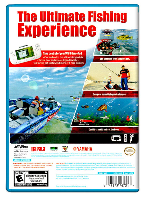 Rapala Pro Bass Fishing - Nintendo Wii U (Refurbished)