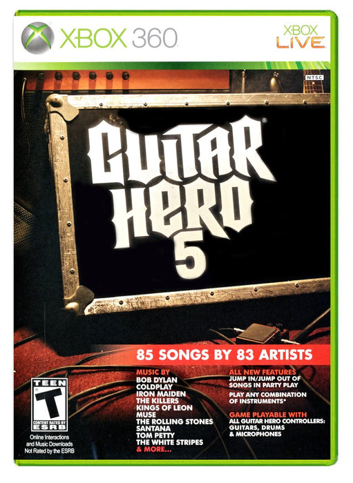 Guitar Hero 5 Game Only - Xbox 360 (Refurbished)