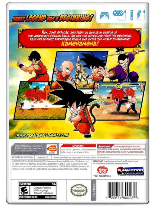 Dragon Ball Revenge of King Piccolo - Nintendo Wii (Refurbished)