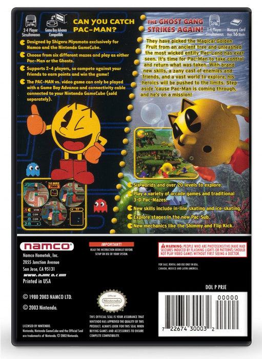 Pac-Man World vs Pac-Man World 2 - Nintendo GameCube (Refurbished)