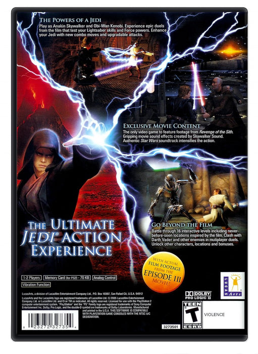 Star Wars Episode III Revenge of the Sith - PlayStation 2 (Refurbished)