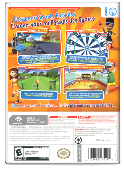 Vacation Sports - Nintendo Wii (Refurbished)