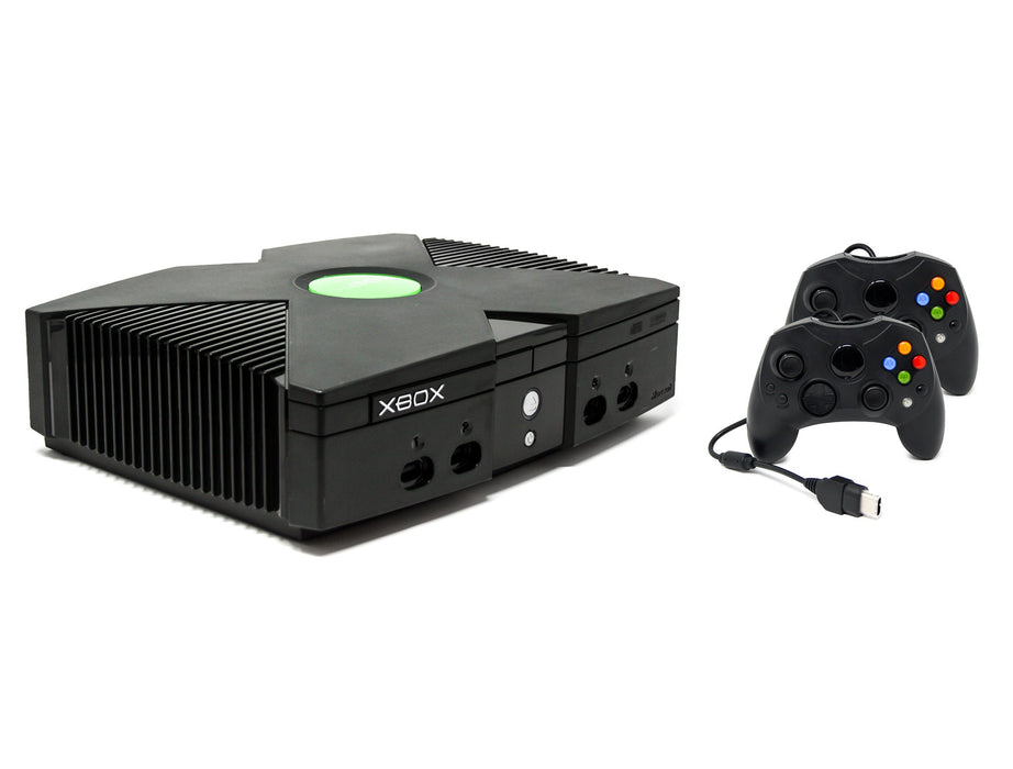 Microsoft Xbox Original Console Black - 2 Player Pack