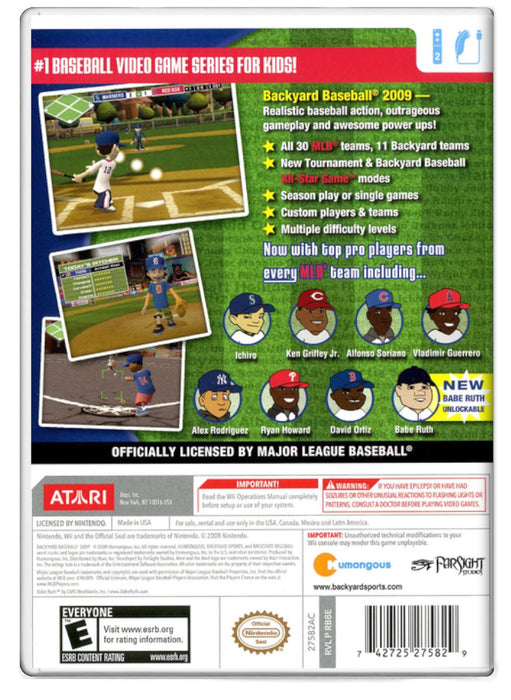 Backyard Baseball 09 - Nintendo Wii (Refurbished)
