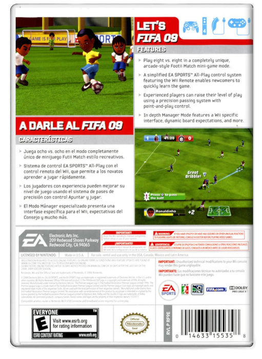 FIFA Soccer 09 All-Play - Nintendo Wii (Refurbished)