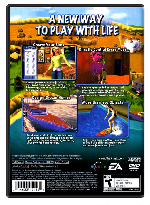 Sims 2 - PlayStation 2 (Refurbished)