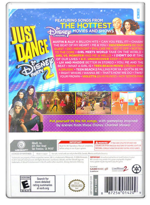 Just Dance Disney Party 2 - Nintendo Wii (Refurbished)