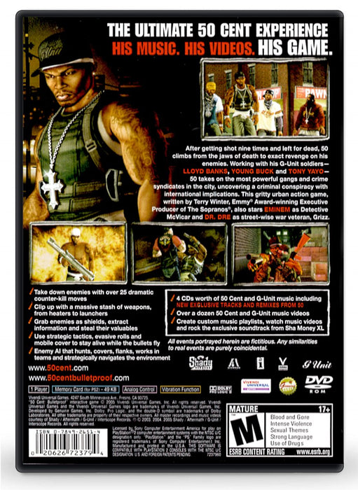 50 Cent: Bulletproof - PlayStation 2 (Refurbished)