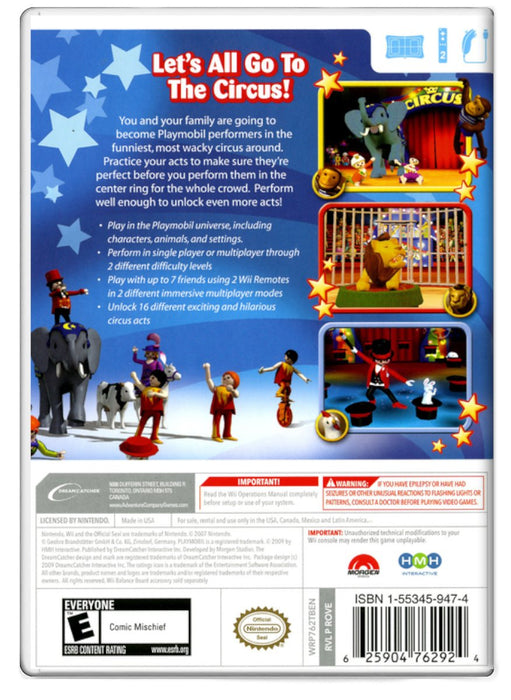 Playmobil Circus - Nintendo Wii (Refurbished)
