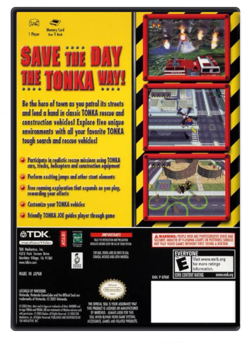Tonka Rescue Patrol - Nintendo GameCube (Refurbished)