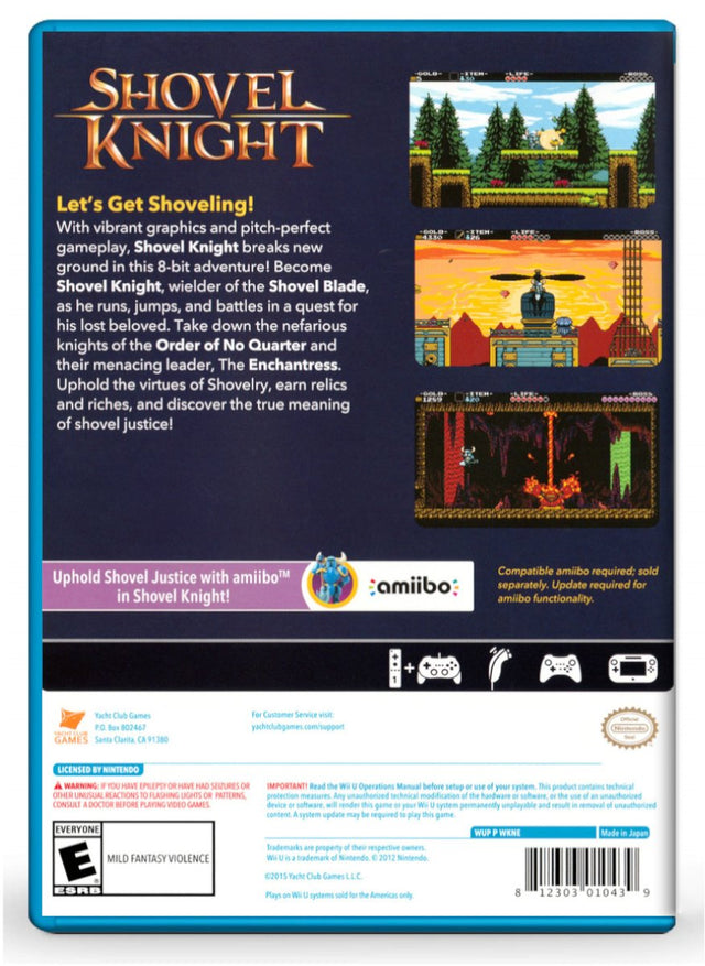 Shovel Knight - Nintendo Wii U (Refurbished)