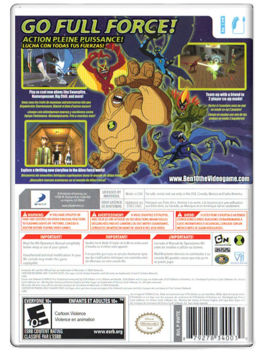 Ben 10: Alien Force - Nintendo Wii (Refurbished)
