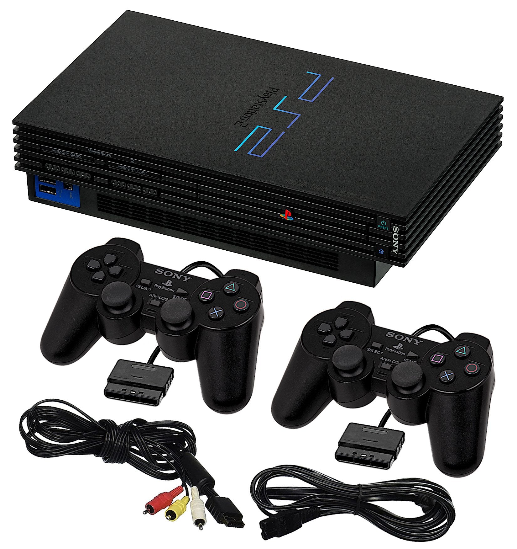PlayStation 2 PS2 Console Original Black Refurbished, Good — Voomwa