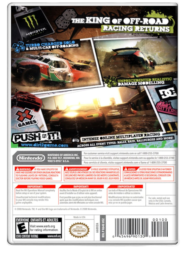 Dirt 2 - Nintendo Wii (Refurbished)